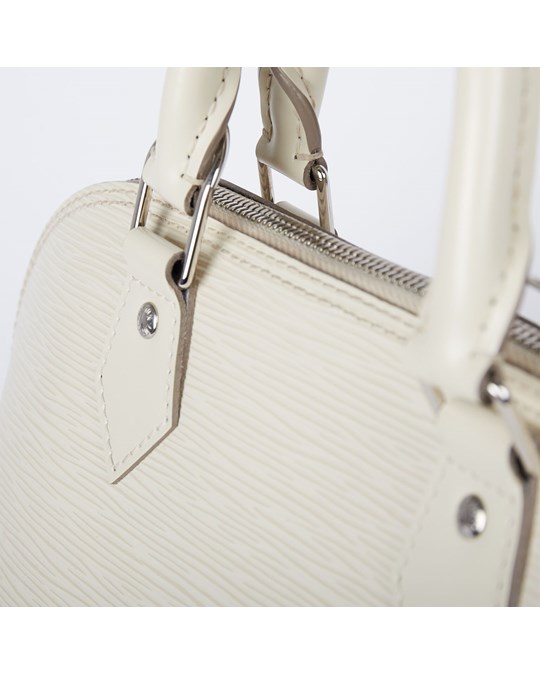 Louis Vuitton Lockit Epi Leather Satchel Bag Ivory